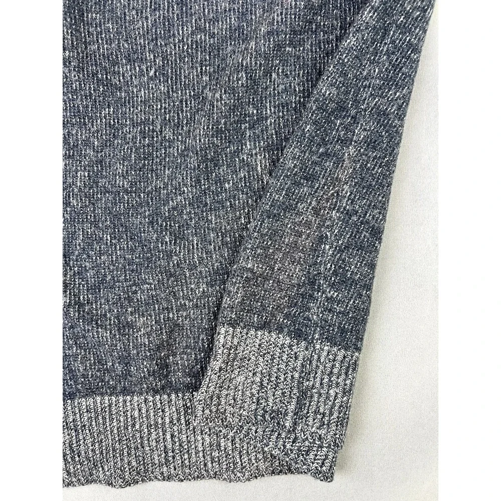 The Gap Women's M Navy Blue Heather Nylon & Wool‎ Crewneck Pullover Sweater